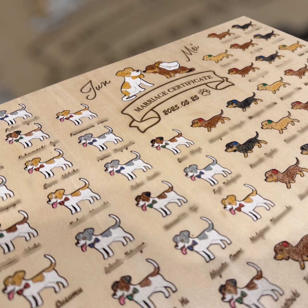 パズル型結婚証明書